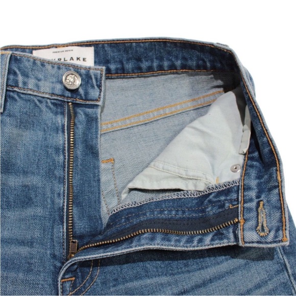 SLVRLAKE Women’s Mid Blue London Straight Jean, Size 26 - Picture 8 of 13